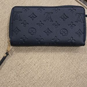 LV Navy Monogram Wallet